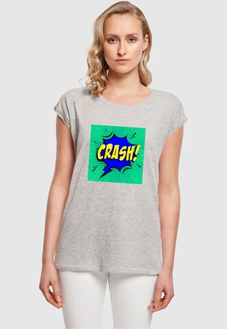 T-shirt 'Crash Comic' Merchcode en gris : devant