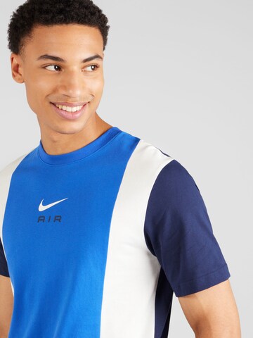 T-Shirt 'AIR' Nike Sportswear en bleu