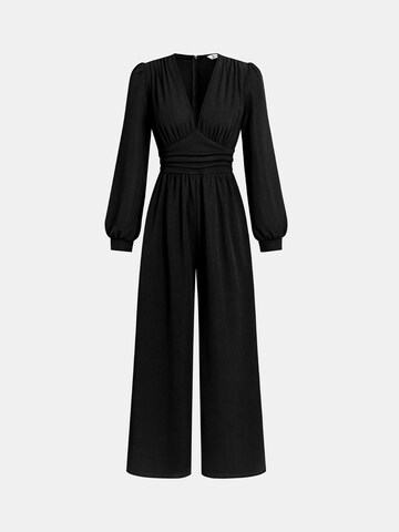 Cupshe Jumpsuit 'V-neck' in Black: front