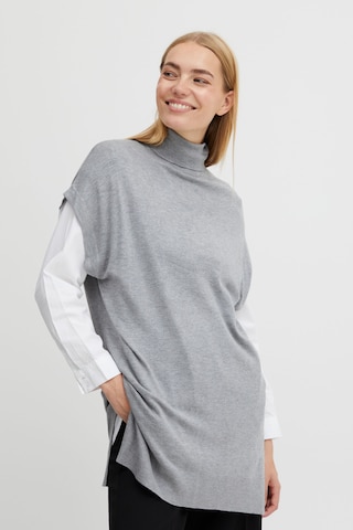 b.young Sweater 'PIMBA' in Grey: front