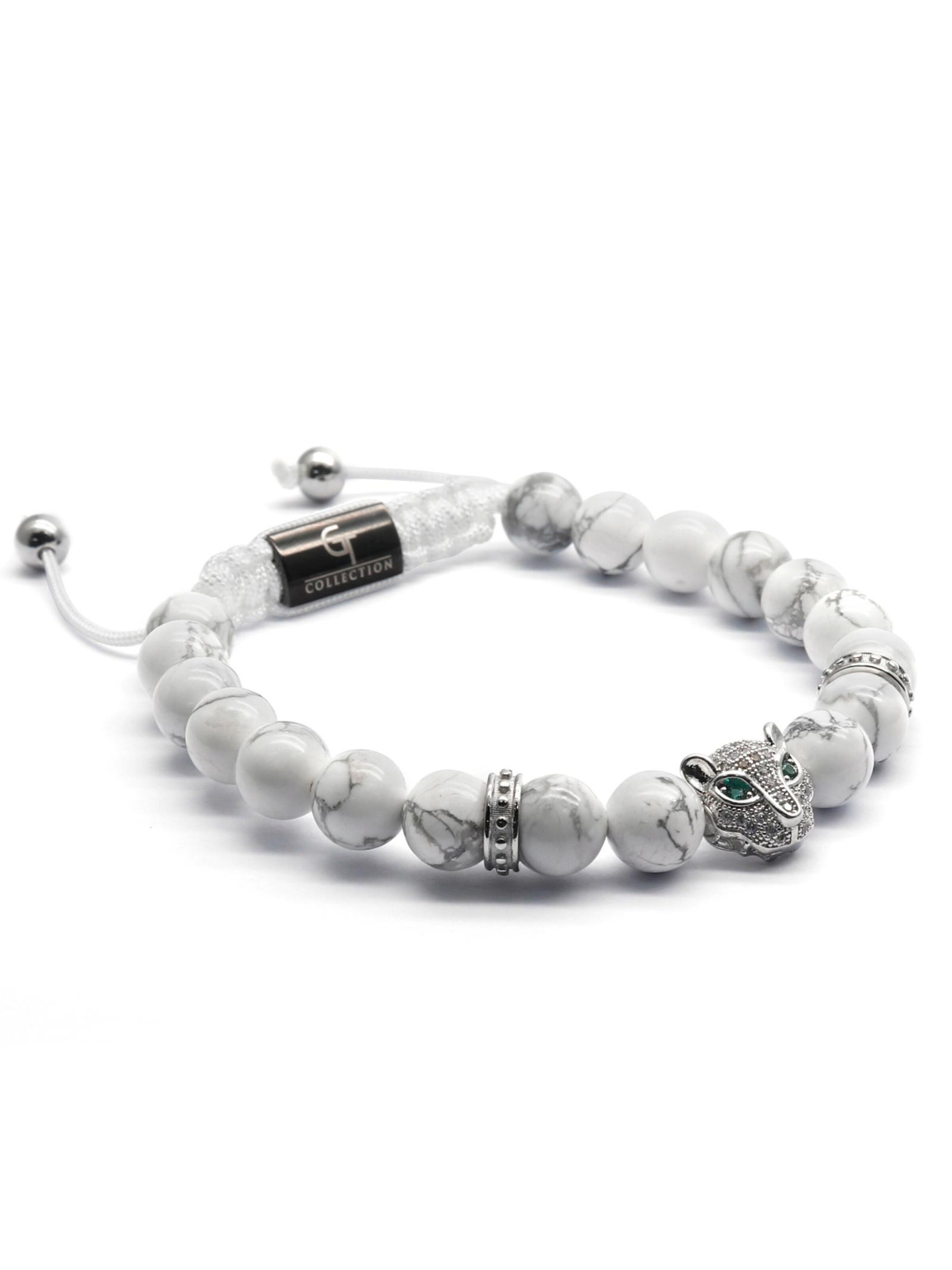 GT Collection - Pulsera 'LEOPARD' en blanco