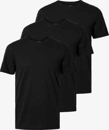 T-Shirt SELECTED HOMME en noir : devant