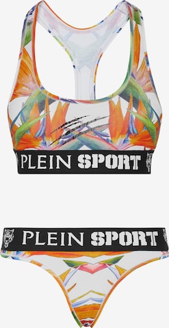Ensemble de linge Plein Sport en blanc : devant