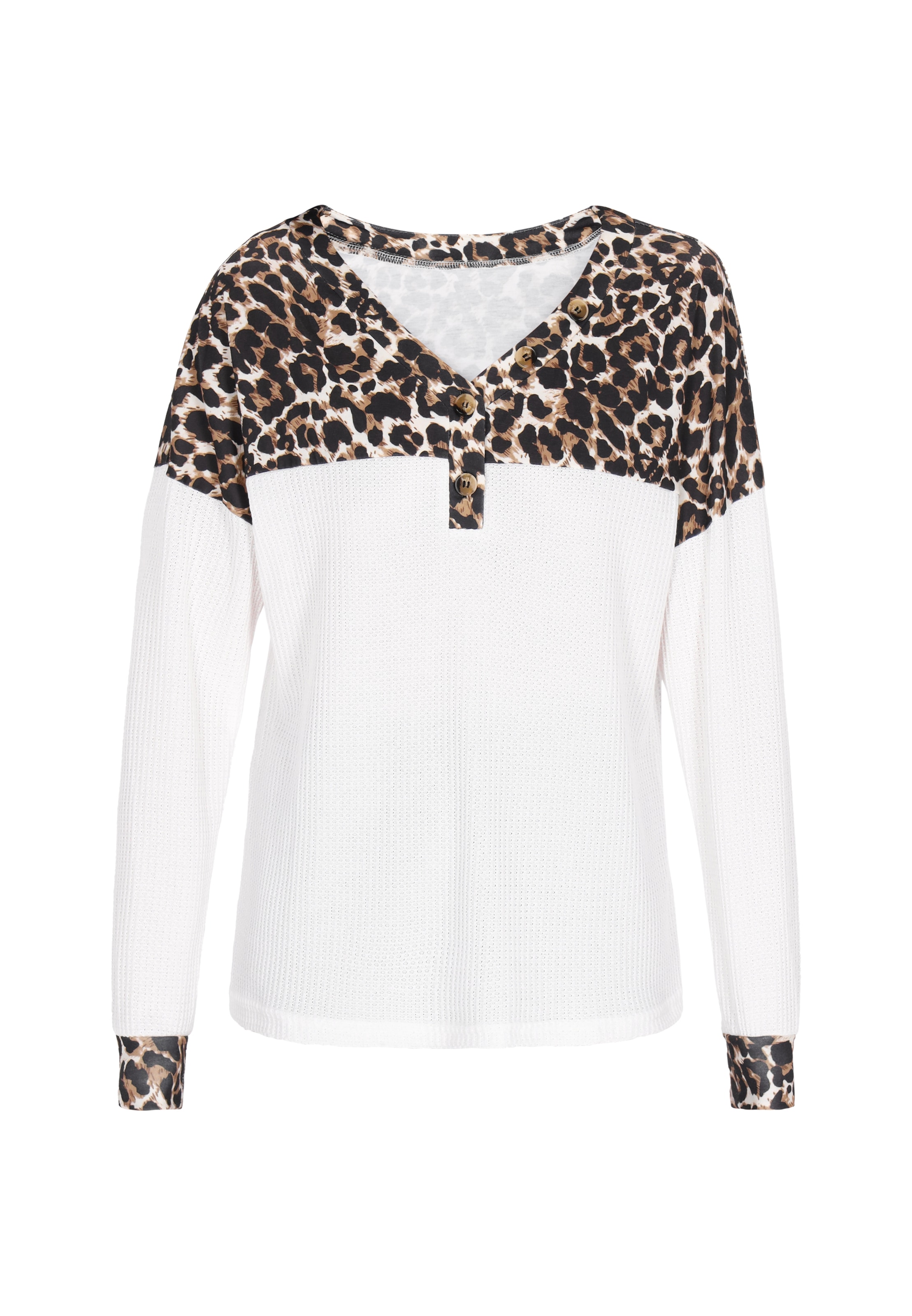 faina Pusero värissä ruskea / musta / valkoinen, Tuotenäkymä