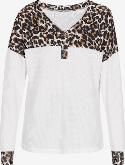 faina Pusero värissä ruskea / musta / valkoinen, Tuotenäkymä