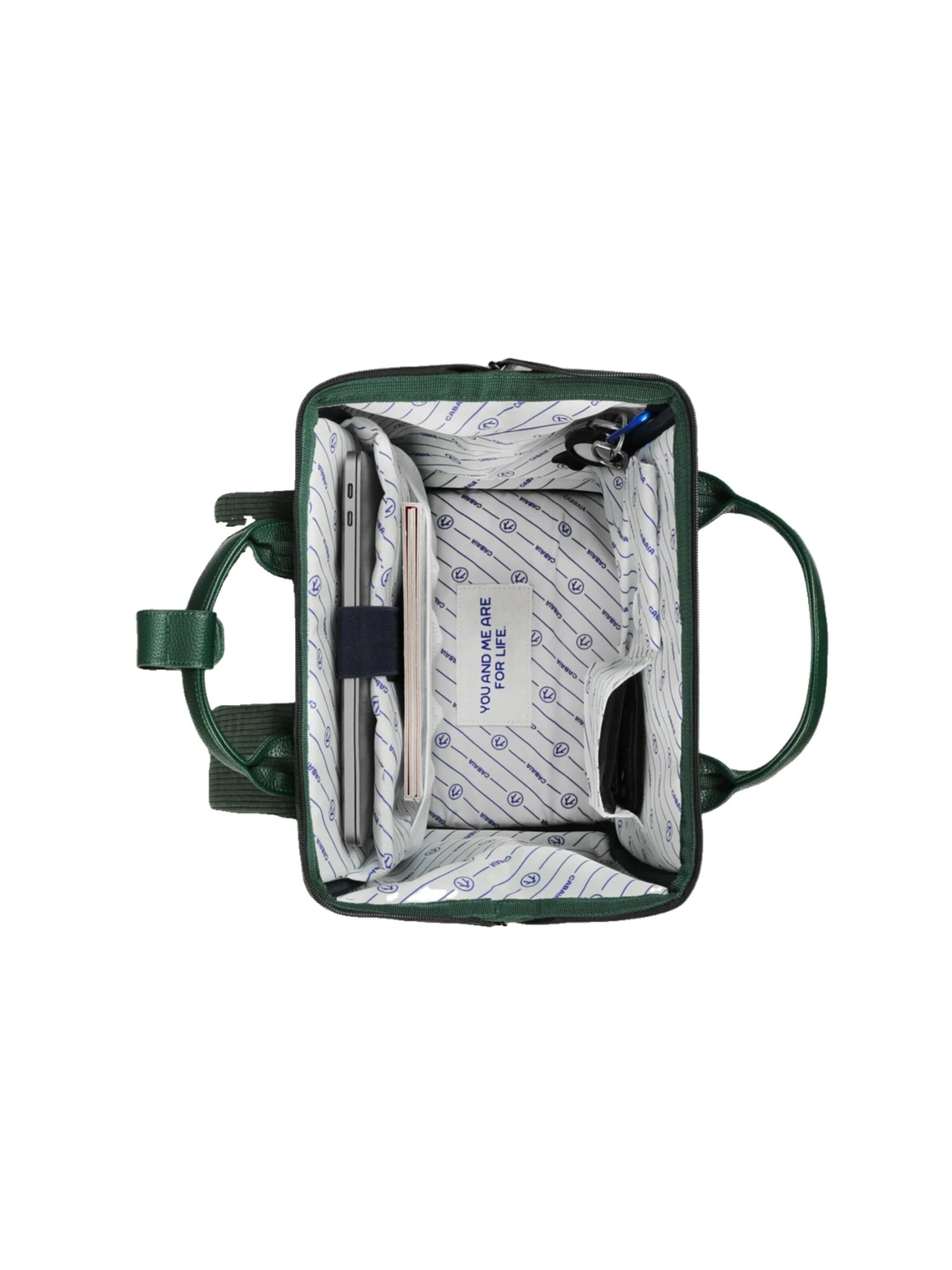 Cabaia Backpack 'Medium Bremen' in Green