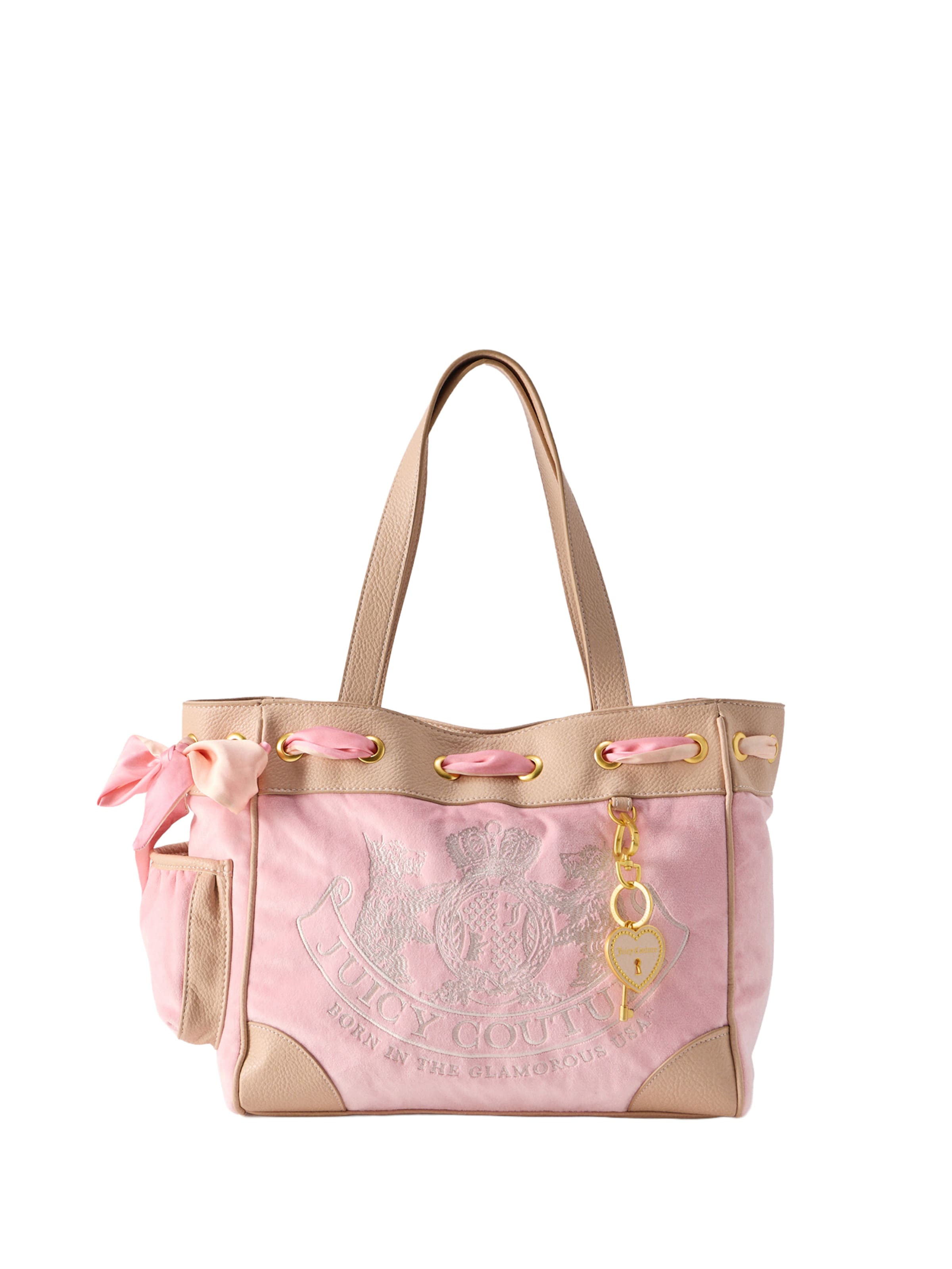 Juicy Couture Skuldertaske i pink: forside
