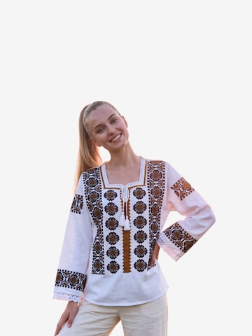 Rody’s foreverDirndl bluza - bijela boja: prednji dio