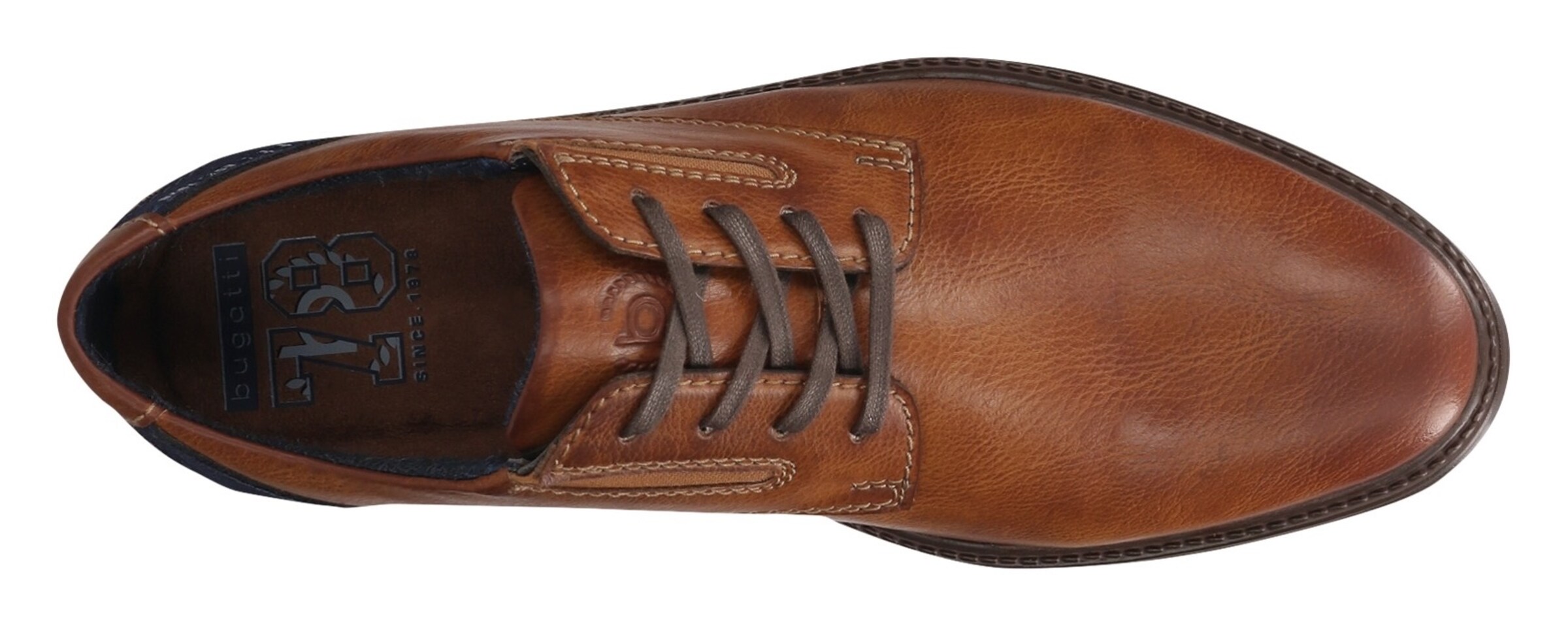 bugatti Schnürschuh in Grau