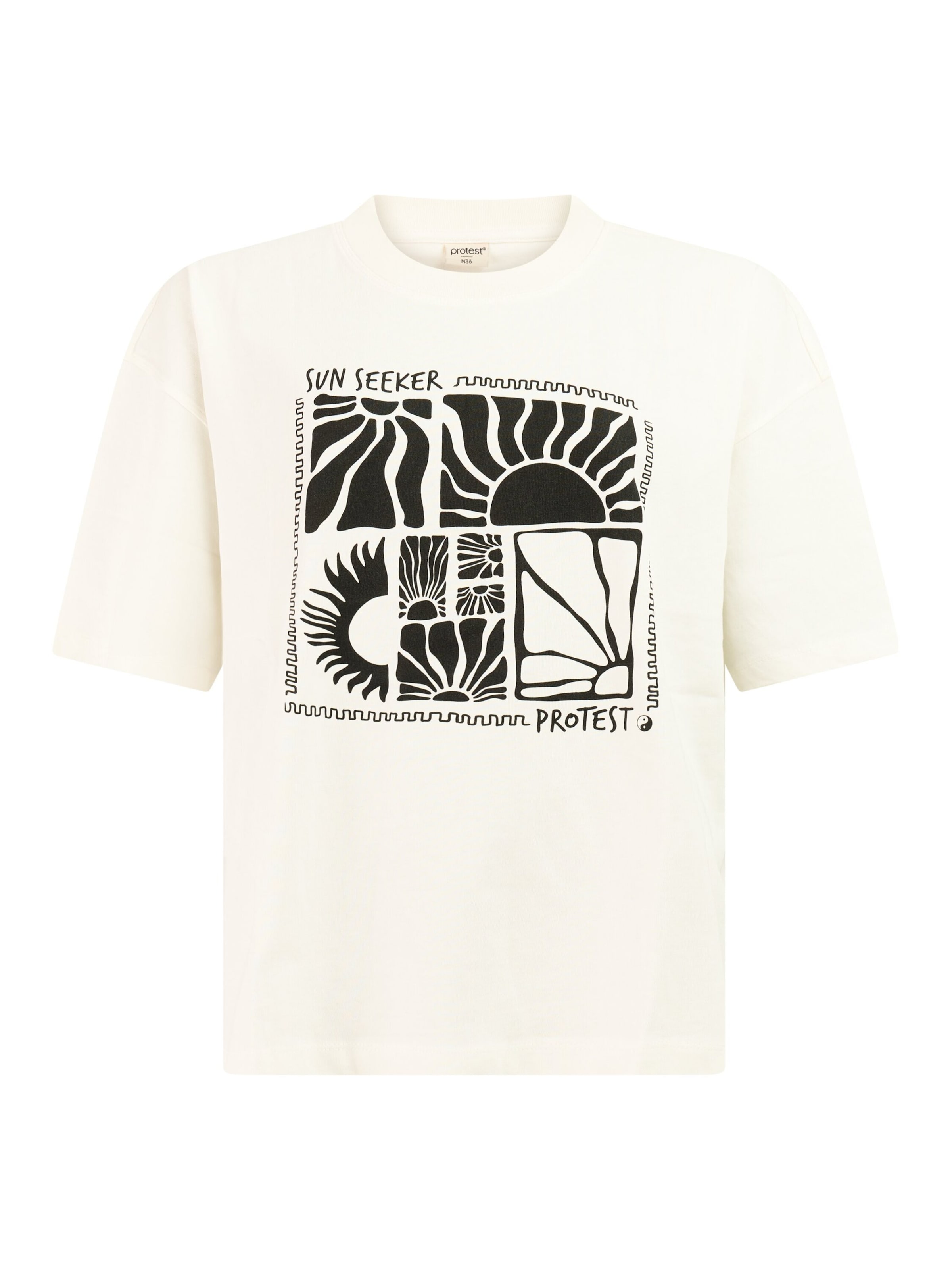 PROTEST Shirt 'PRTArela' in Wit: voorkant