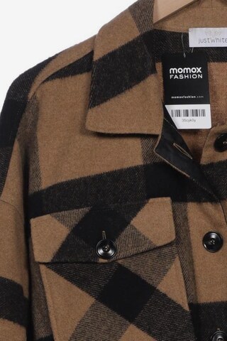 Just White Jacket & Coat in M in Brown