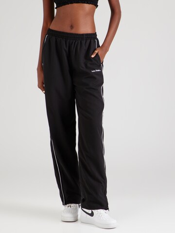 Regular Pantalon iets frans en noir : devant