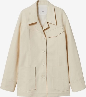 MANGO Between-Season Jacket in Beige: front