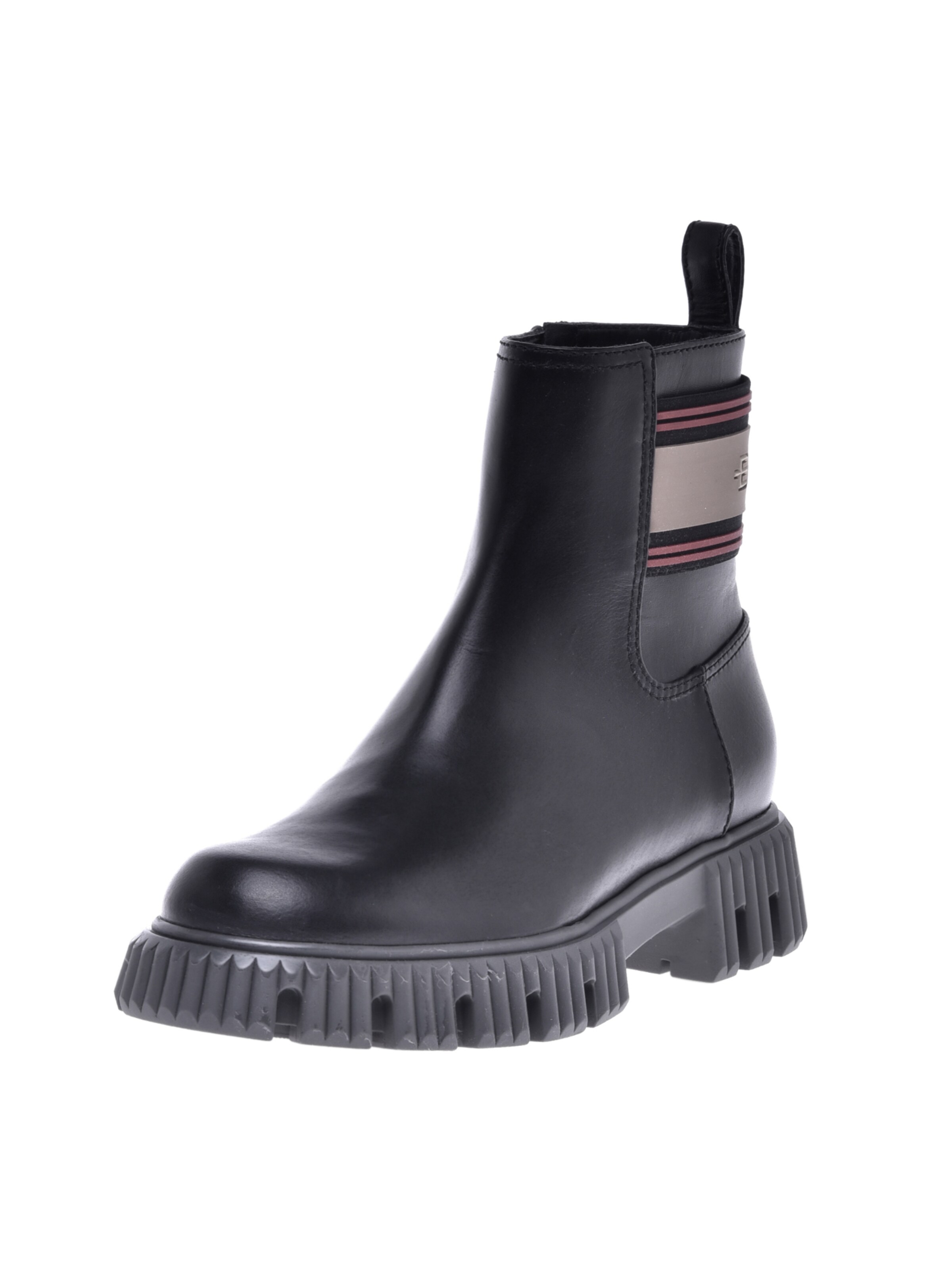 BALDININI Enkellaarsjes in Zwart: voorkant