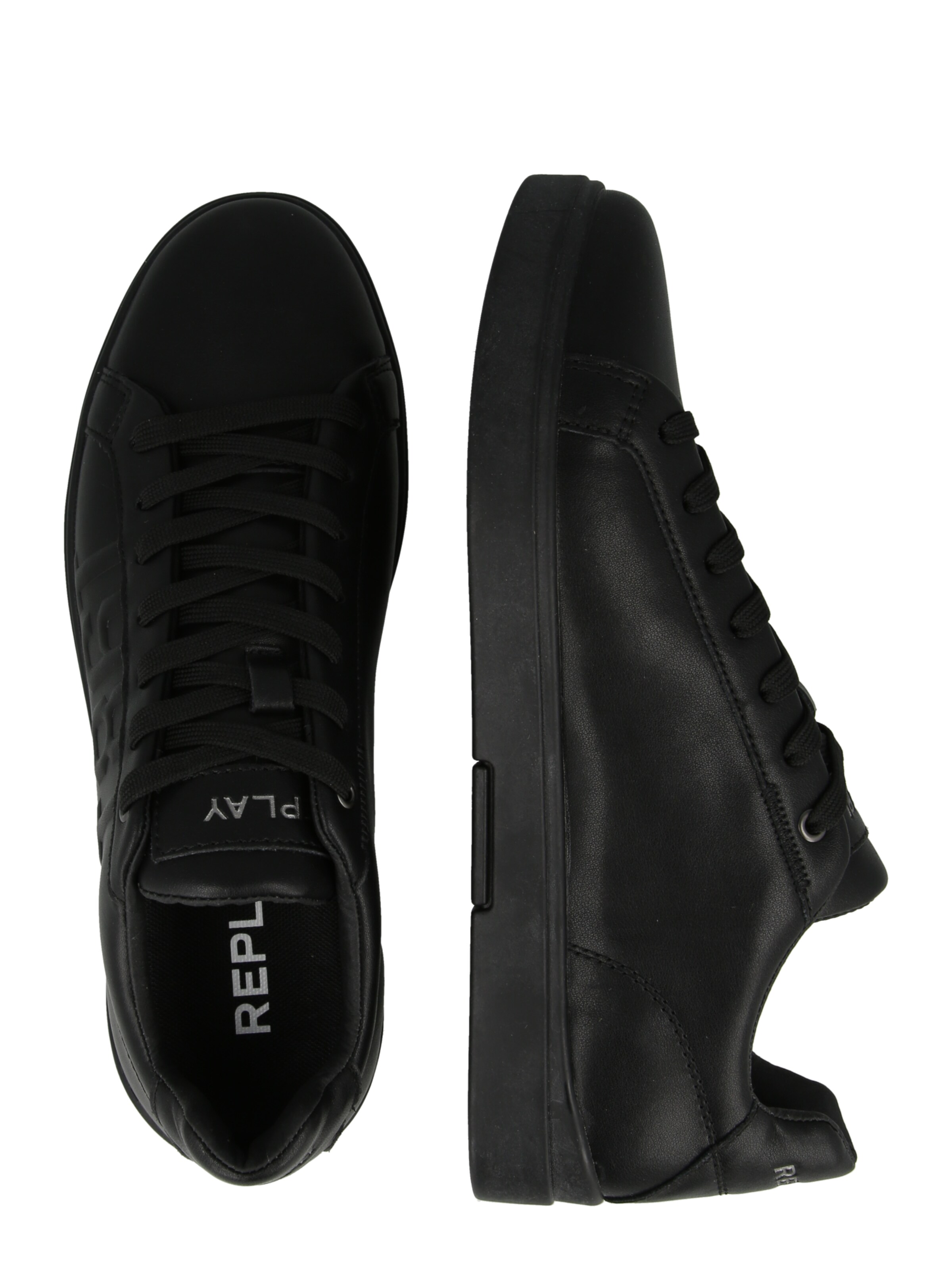 REPLAY Σνίκερ χαμηλό σε μαύρο
