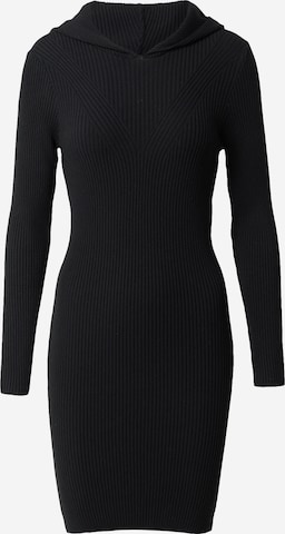 ONLY Knitted dress 'LORELAI' in Black: front