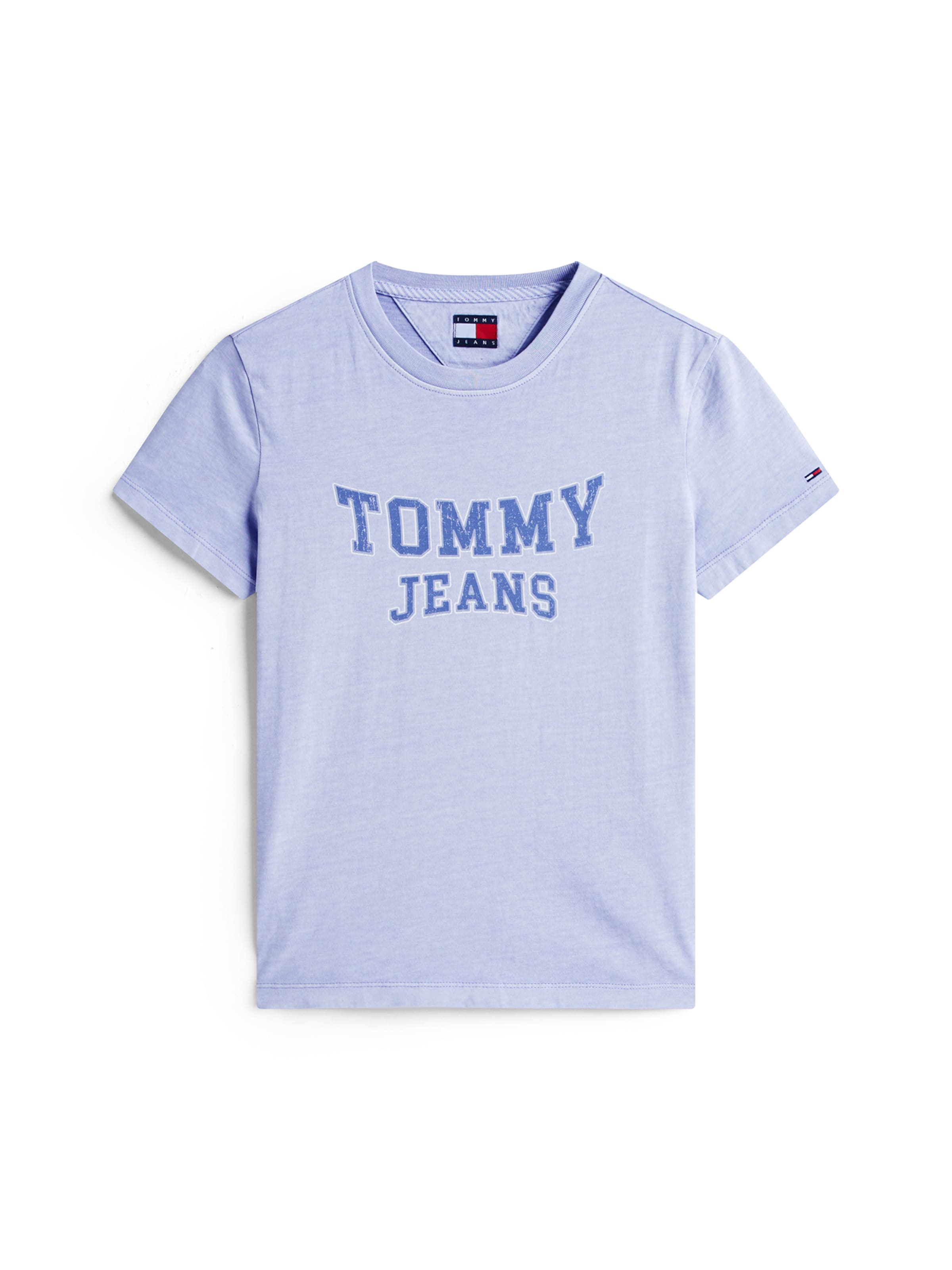 Tricou 'VARSITY' de la Tommy Jeans pe albastru: față