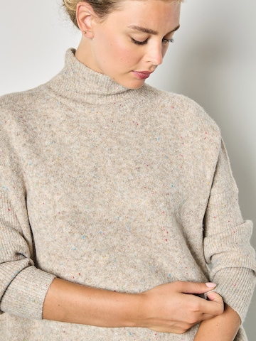 Pull-over ' ' Apricot en gris