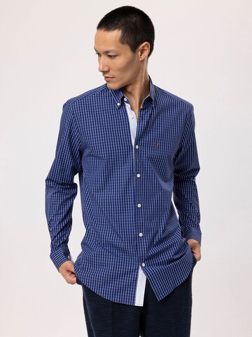 By Diess Collection Regular fit Button Up Shirt in Blue