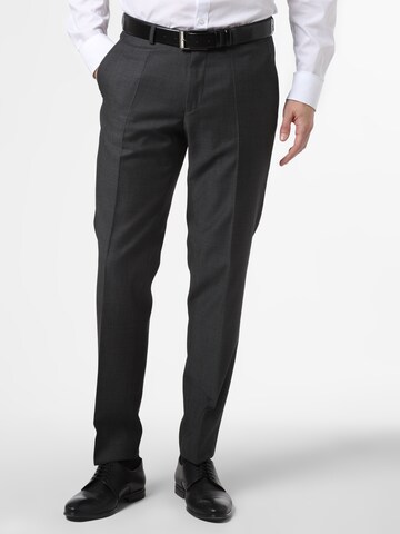 CARL GROSS Regular Pantalon in Grijs: voorkant