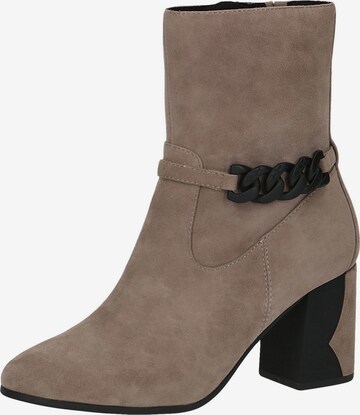 CAPRICE Ankle Boots in Brown: front