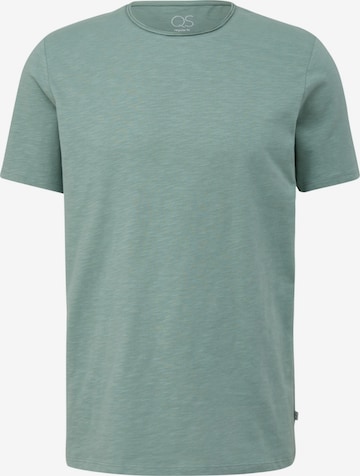 QS Shirt 'Q/S designed by - Heren t-shirt' in Groen: voorkant