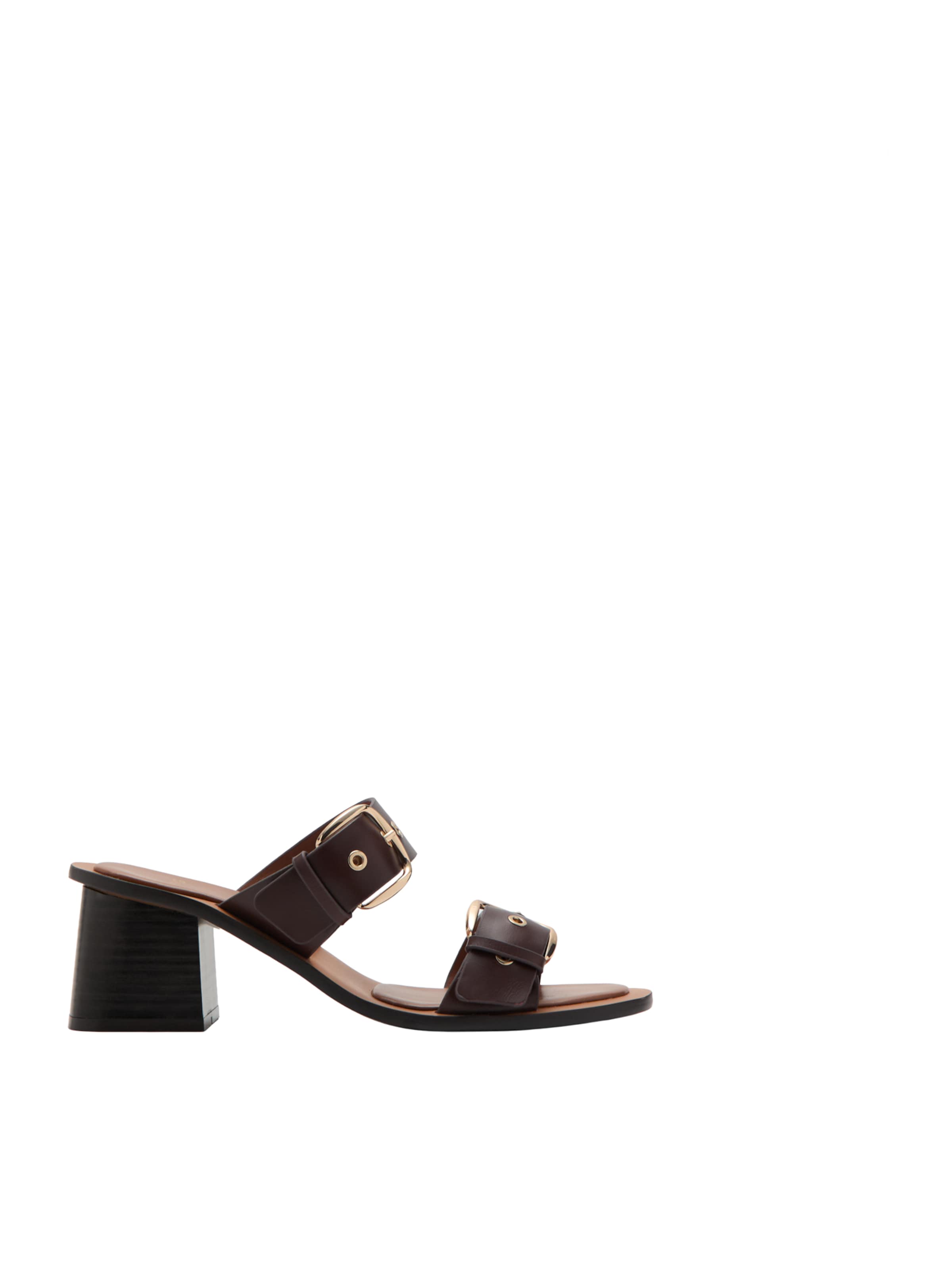 Mule 'AMY' MANGO en marron : devant