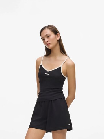 Karl Lagerfeld Top | črna barva: sprednja stran