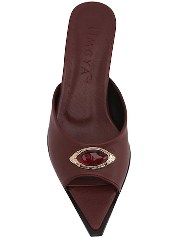 Mule 'Dania' Limoya en rouge