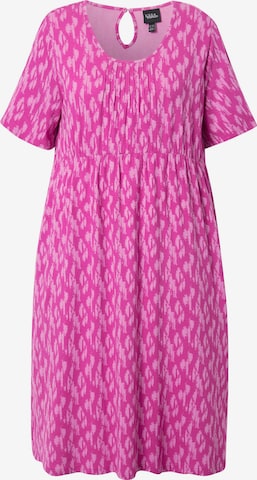 Robe Ulla Popken en rose : devant