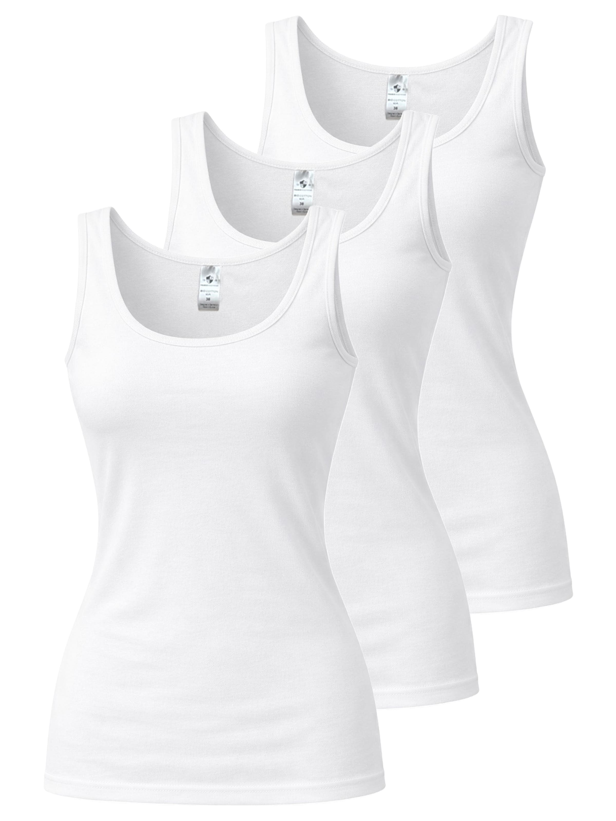 Haasis Bodywear Unterhemd 'CLASSIC' in Weiß: Vorderseite