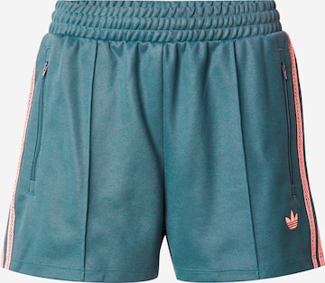 ADIDAS ORIGINALS Loose fit Trousers 'Summer Glow' in Green: front