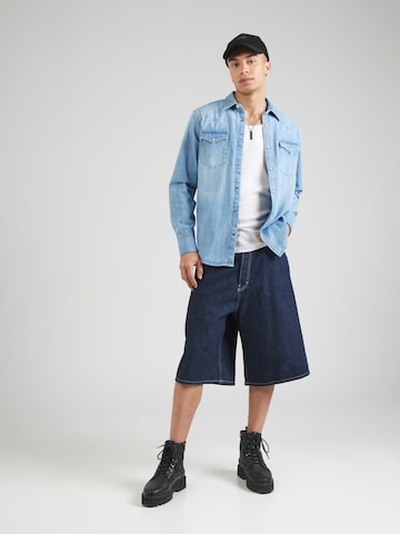 LEVI'S ® - Regular Fit Camisa 'Barstow Western' em azul