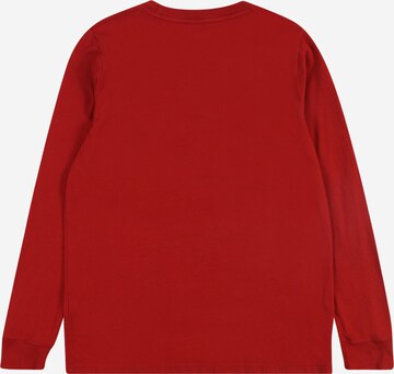 T-Shirt 'ESSENTIAL' Abercrombie & Fitch en rouge