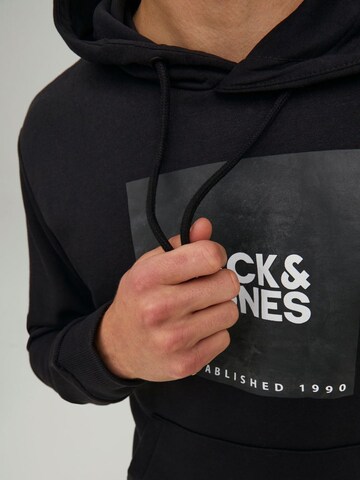JACK & JONES Tréning póló - fekete