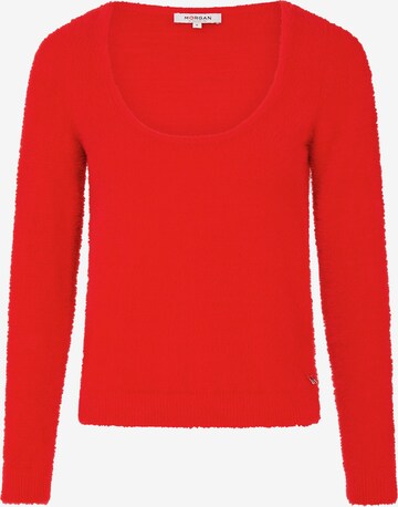 Pull-over Morgan en rouge : devant