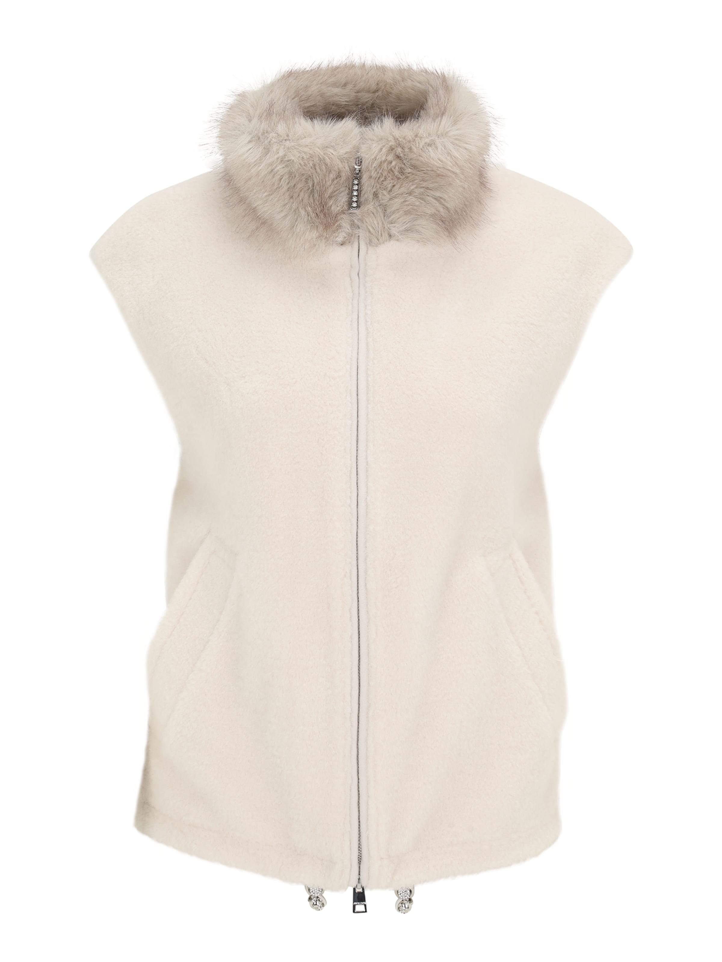 Marc Cain - Colete em bege: frente