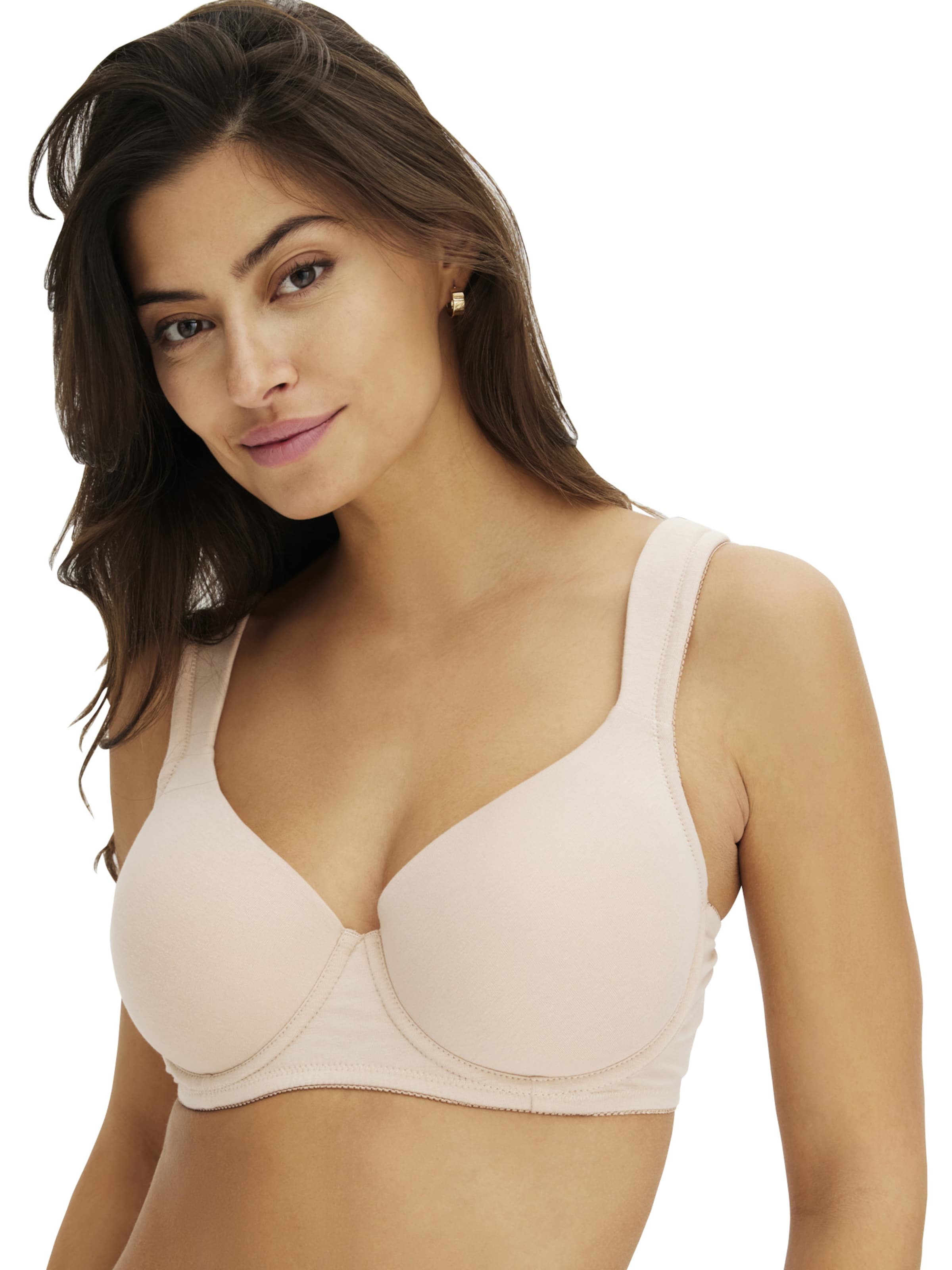 bonprix T-shirt BH in Beige: voorkant