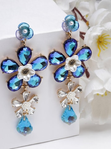 AVANT-GARDE PARIS Earrings 'Olgata' in Blue
