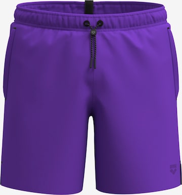 ARENAKupaće hlače 'EVO BEACH SHORT SOLID' - ljubičasta boja: prednji dio