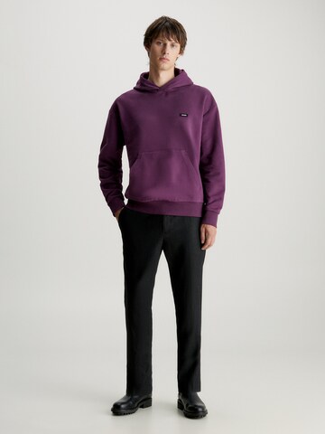 Sweat-shirt Calvin Klein en violet