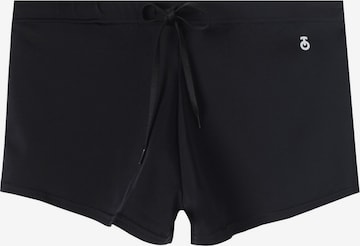 CALZEDONIA Swim Trunks in Black: front