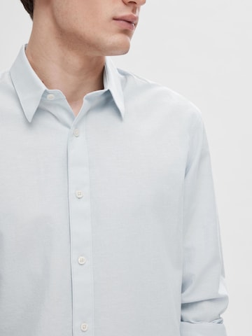 SELECTED HOMME Slim Fit Forretningsskjorte i blå