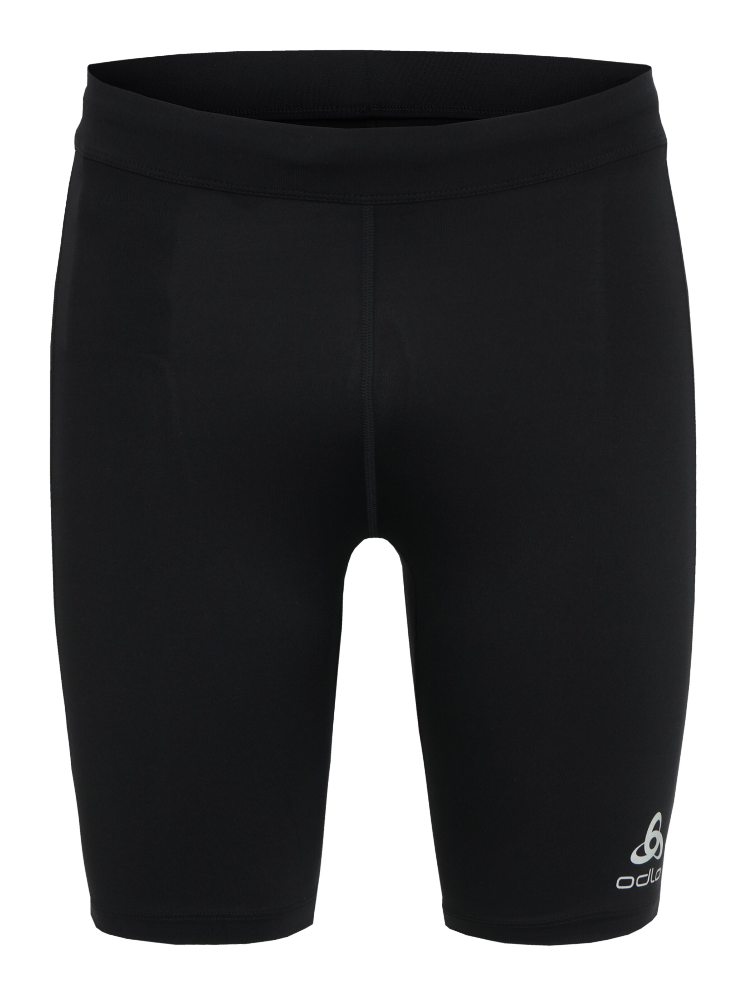 ODLO Skinny Sporthose 'Essential' in Schwarz: Vorderseite