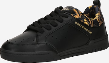 Versace Jeans CoutureNiske tenisice 'BROOKLYN' - crna boja: prednji dio