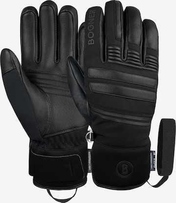 BOGNER Full Finger Gloves 'Alex' in Black: front