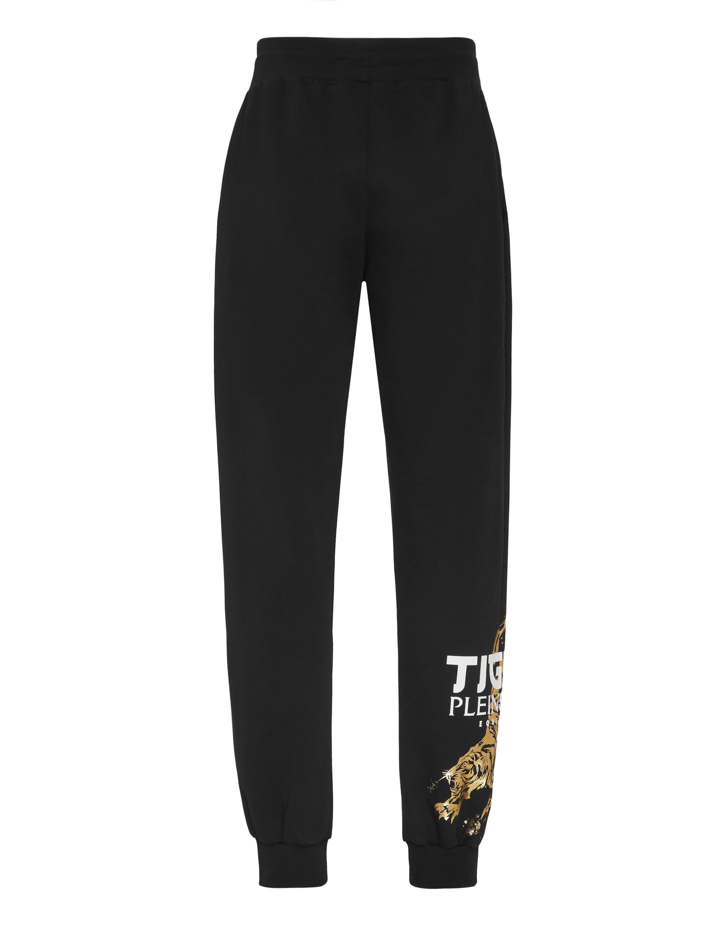 Plein Sport - Tapered Pantalón 'Tiger Tokyo' en negro