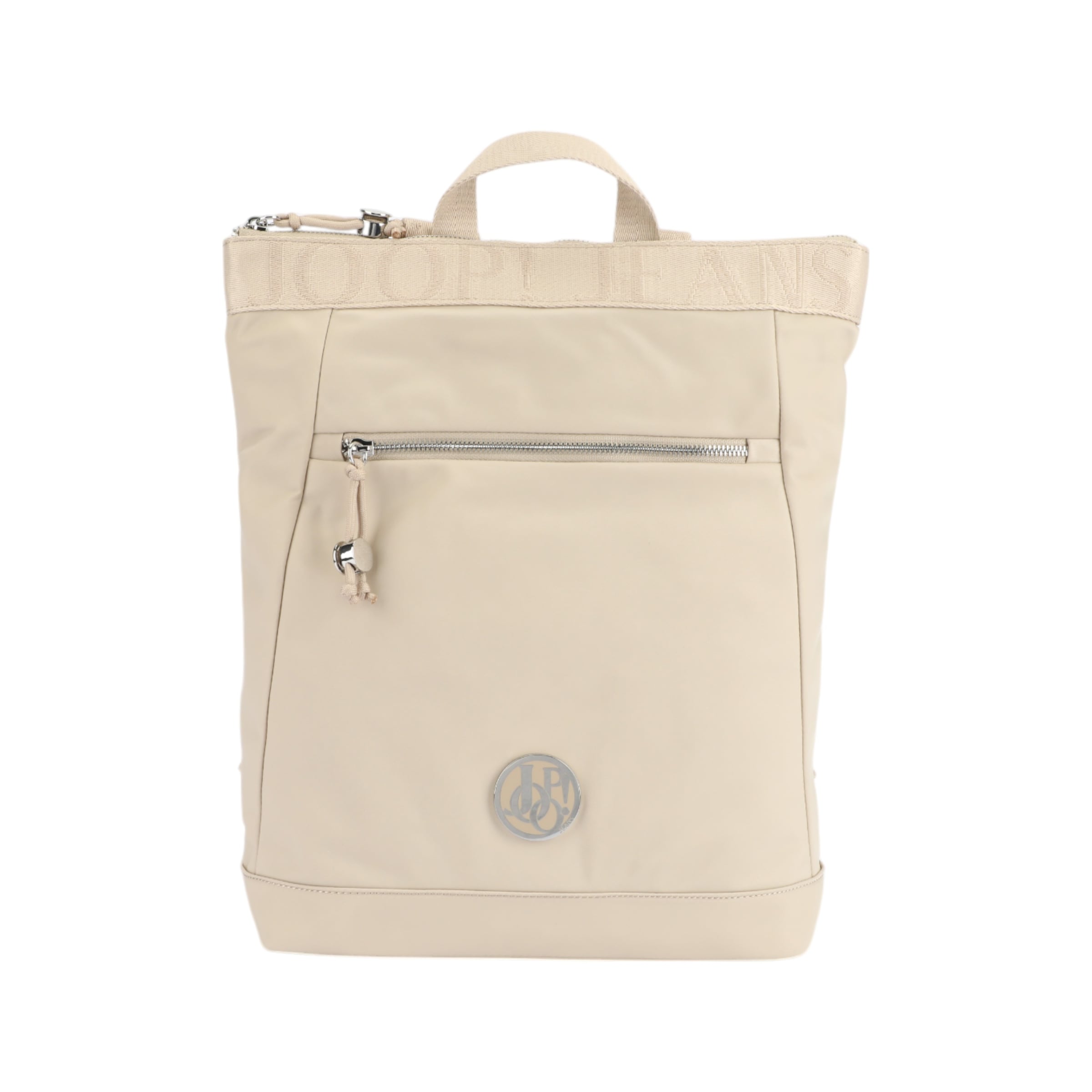 JOOP! Jeans - Mochila 'Lietissimo Elva' em cinzento: frente