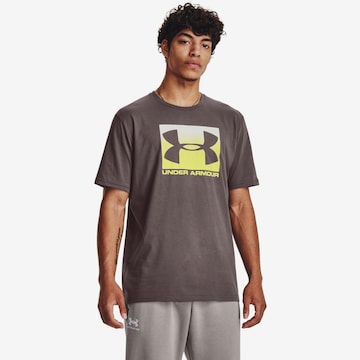 UNDER ARMOUR Performance Shirt 'Boxed' in Brown: front