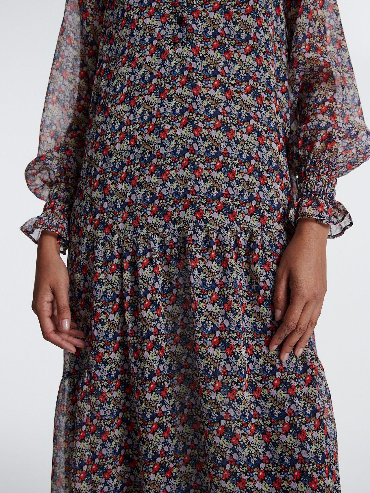 EDITED Kjole 'Nastasja' blandingsfarvet